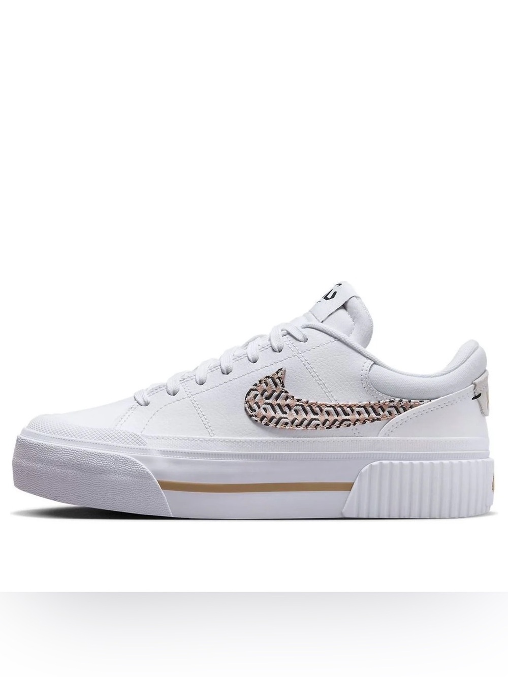 Nike Court Legacy Lift “United in Victory” Womens Size 8 White Platform Sneaker